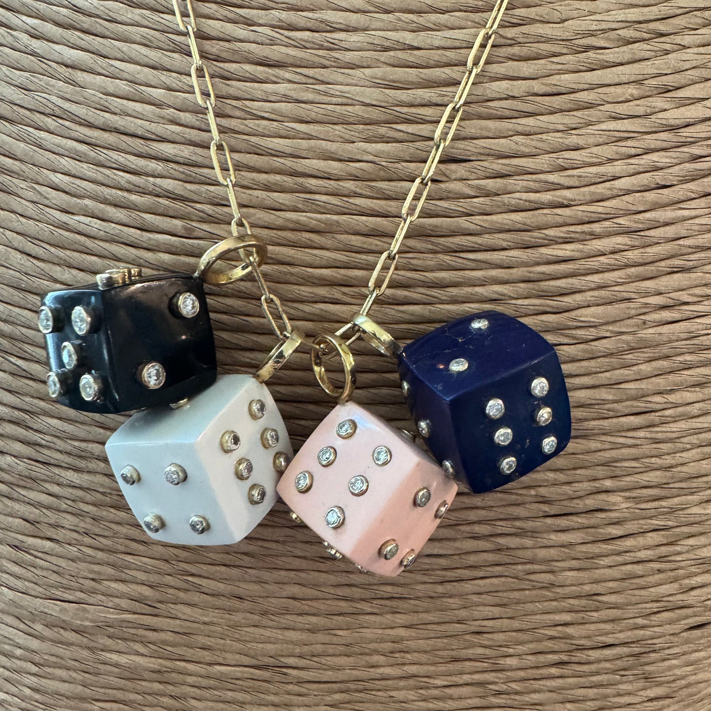 Embellished Dice Charm