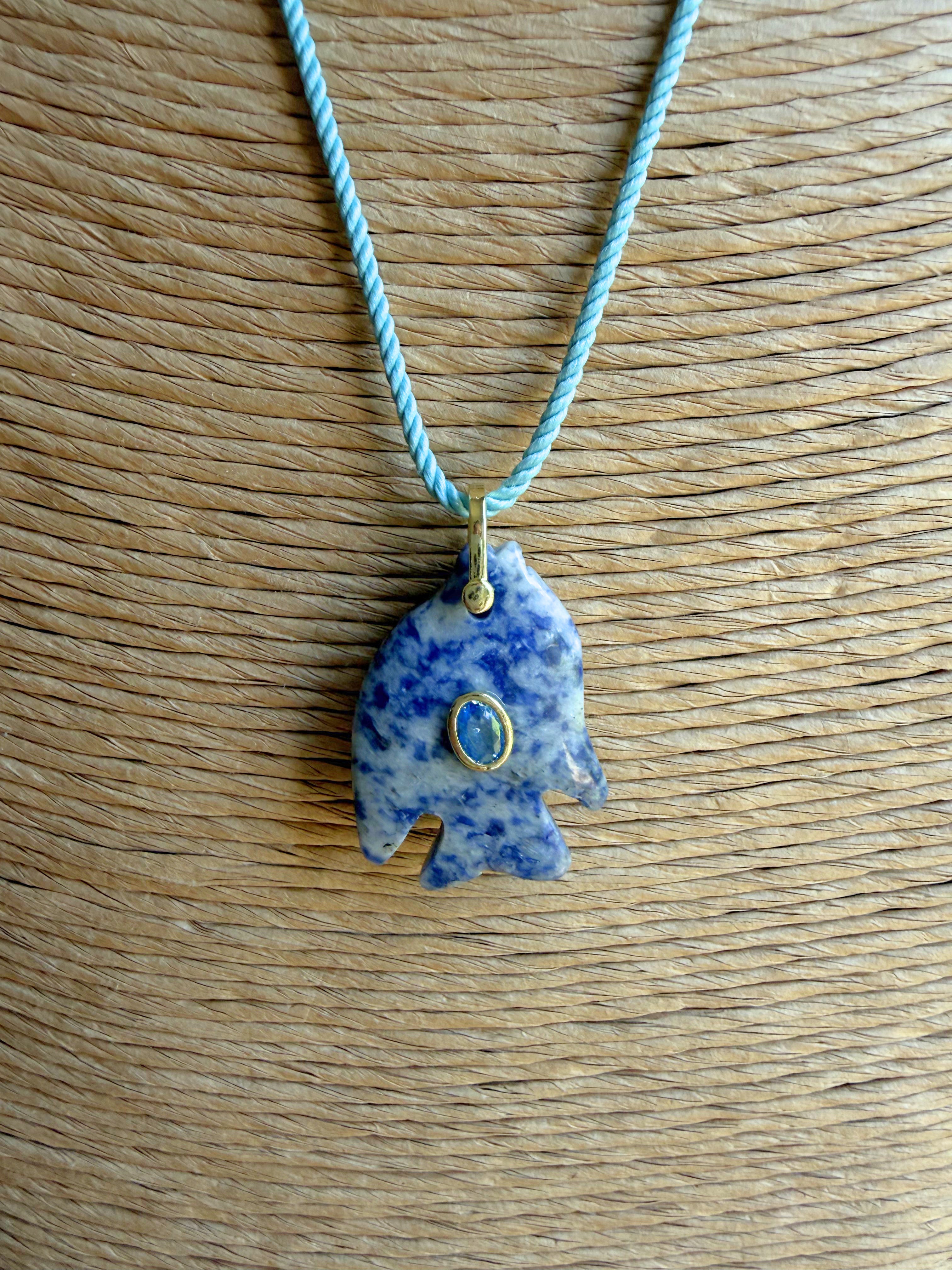 Fish on a Rope Necklace
