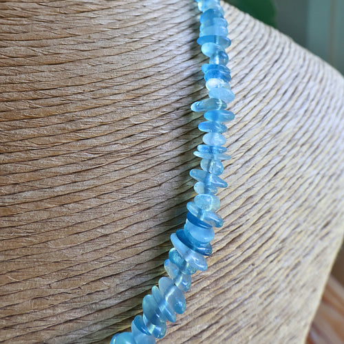 Blue Rock Candy Necklace