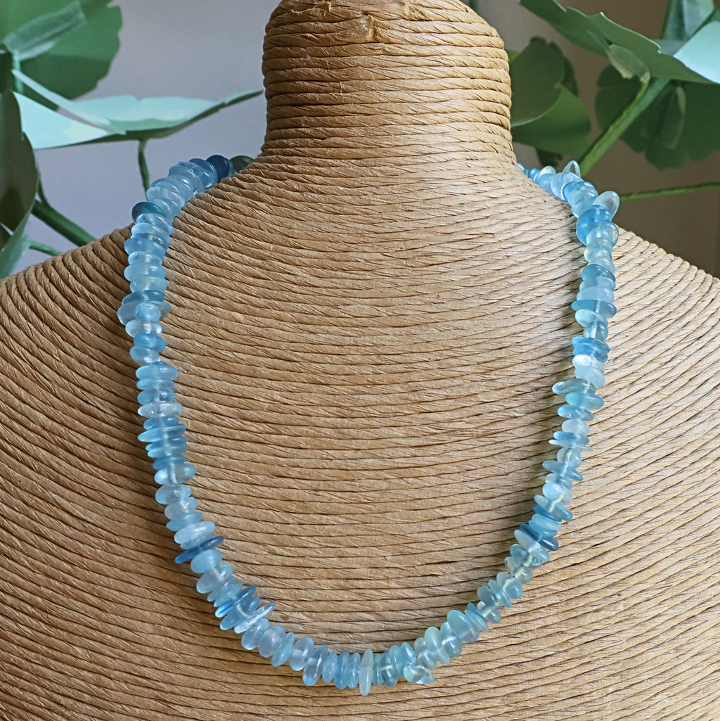 Blue Rock Candy Necklace