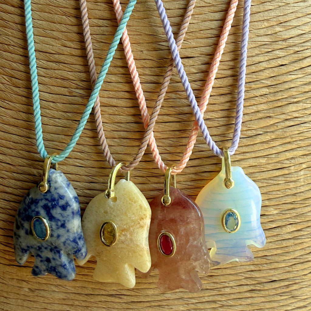 Fish on a Rope Necklace