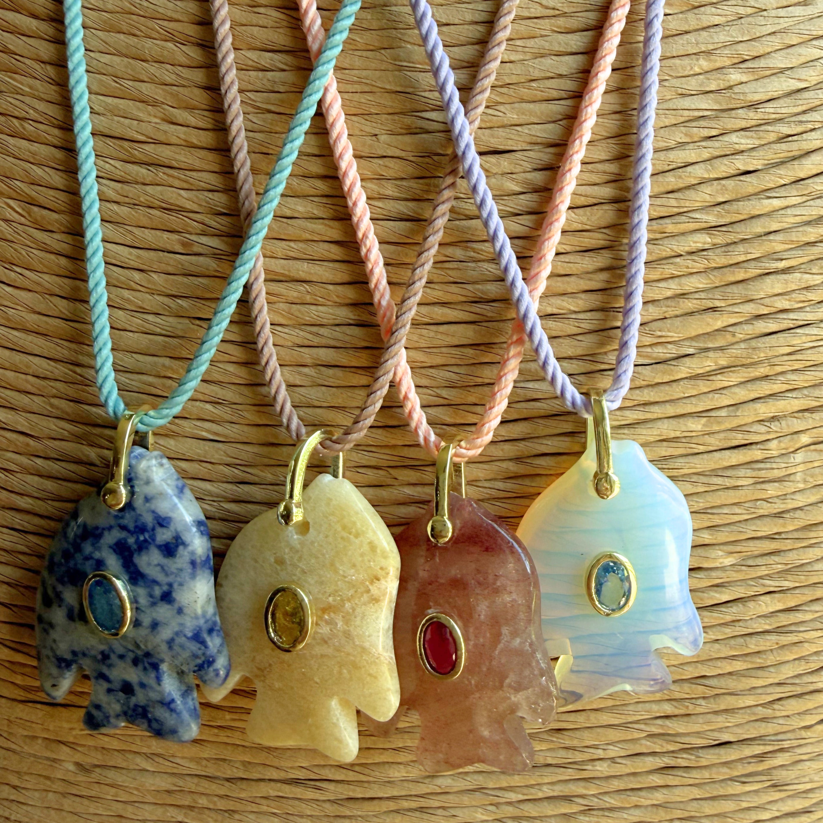 Fish on a Rope Necklace