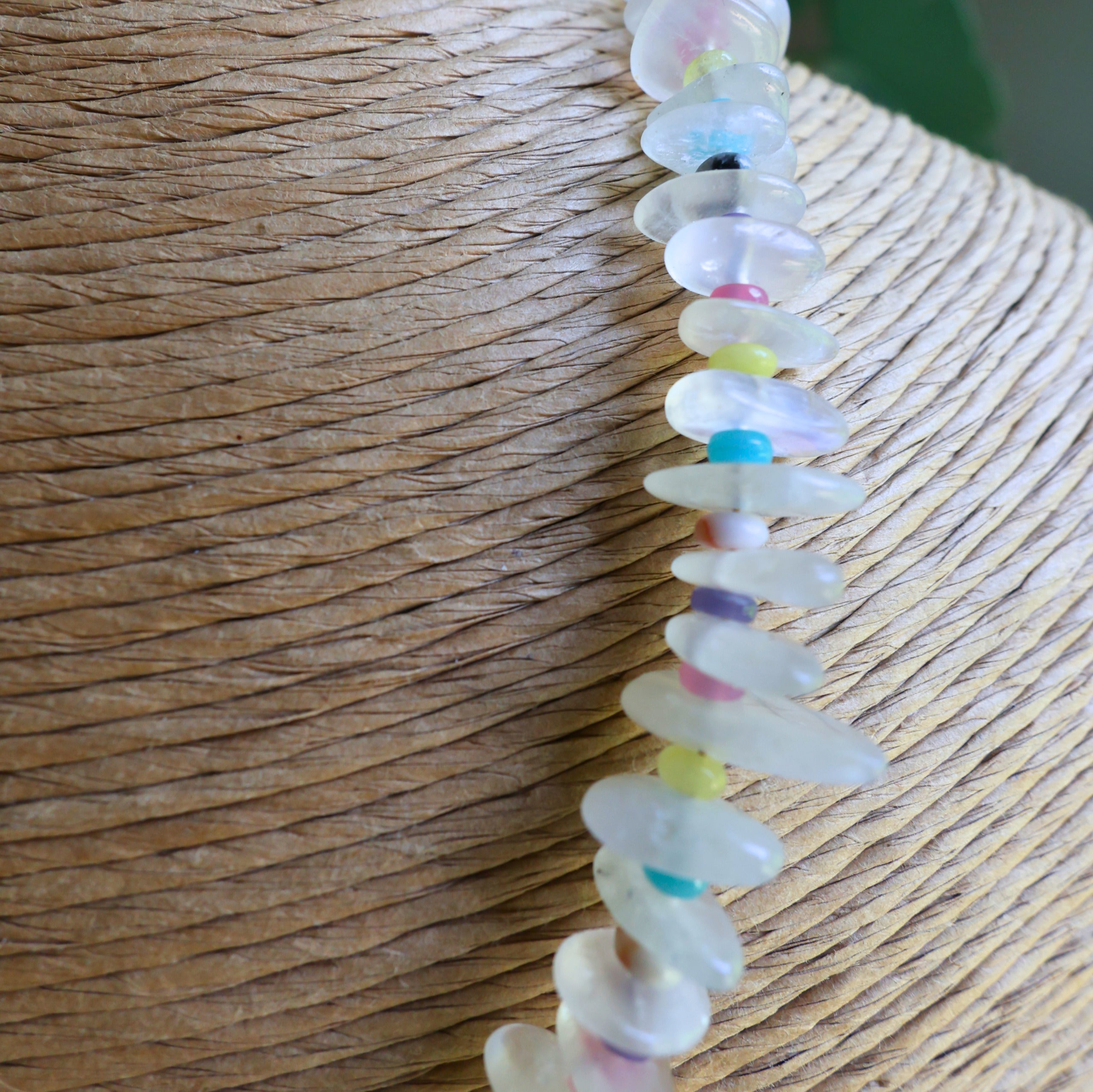 Moonstone Rock Candy Necklace