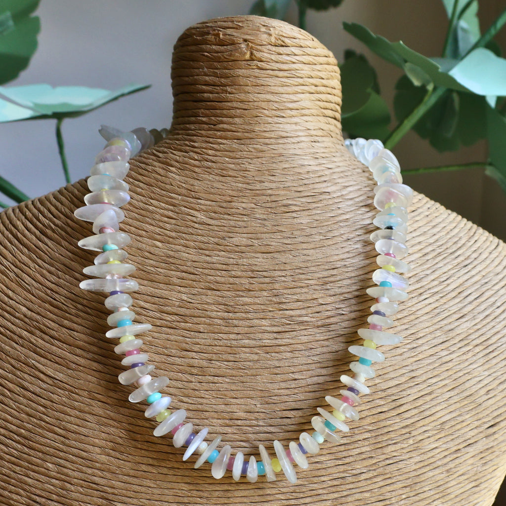 Moonstone Rock Candy Necklace
