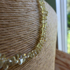Yellow Rock Candy Necklace