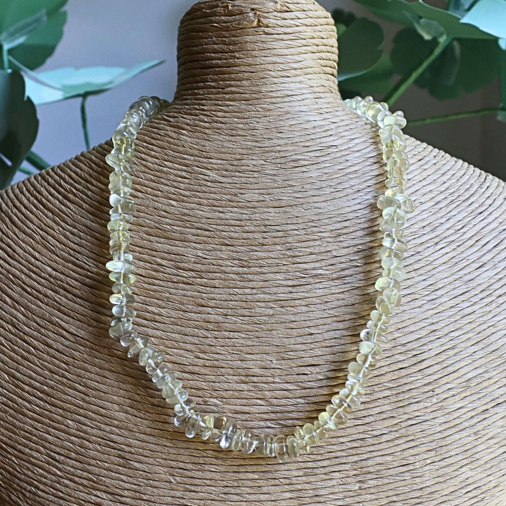 Yellow Rock Candy Necklace